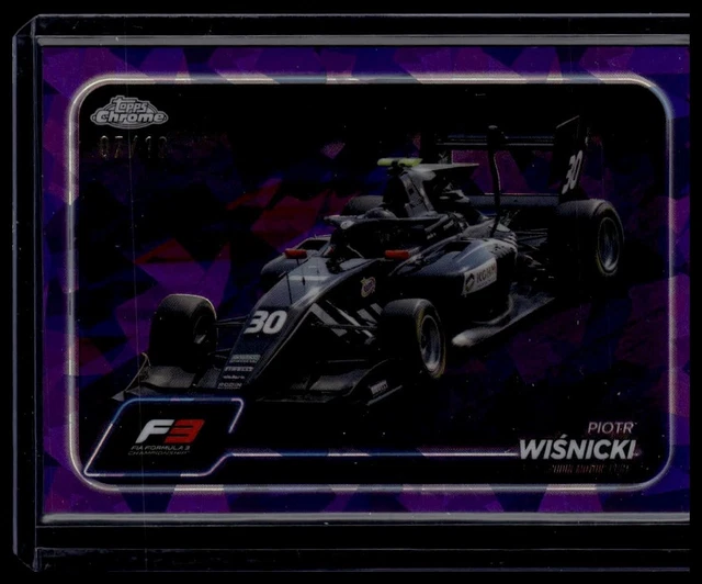 2024 Topps Chrome Sapphire Piotr Wisnicki F3 Purple Refractor /10 #144