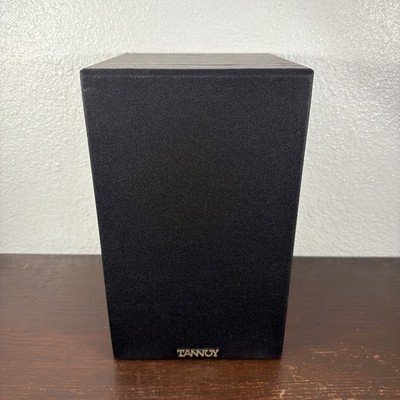 (1) Tannoy CR-650 Main Effects Channel Bookshelf Speaker Black Wood TESTED