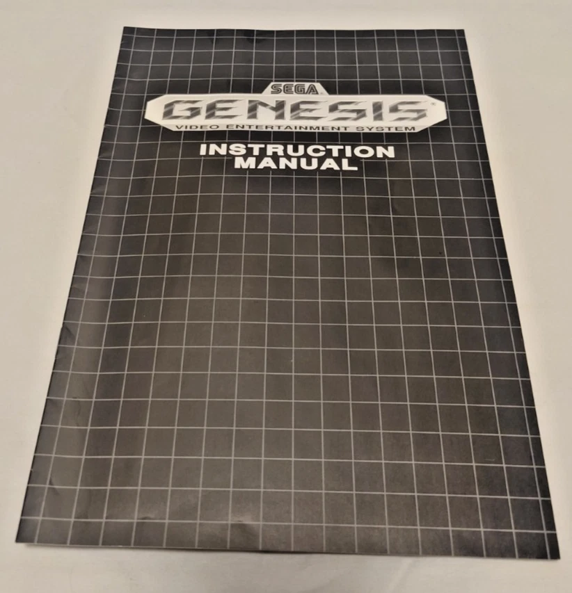 Sega Genesis System Console Instruction Manual Only 1989 - Image 2 of 4