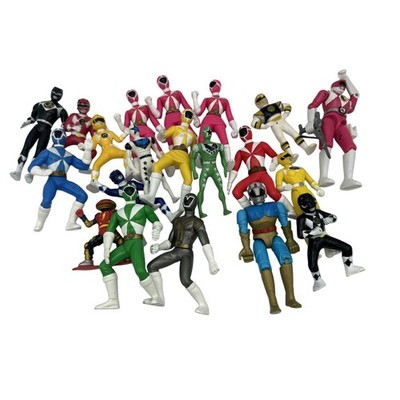 Vintage Power Rangers Action Figure Collectible Sentai Lot of 20 Mixed