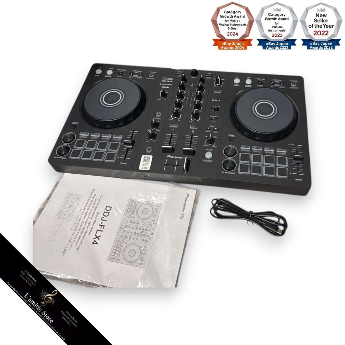 Pioneer DDJ-flx4 動作確認済 美品 Pioneer DJ DDJ-FLX4 2-Channel DJ Controller Rekordbox Serato