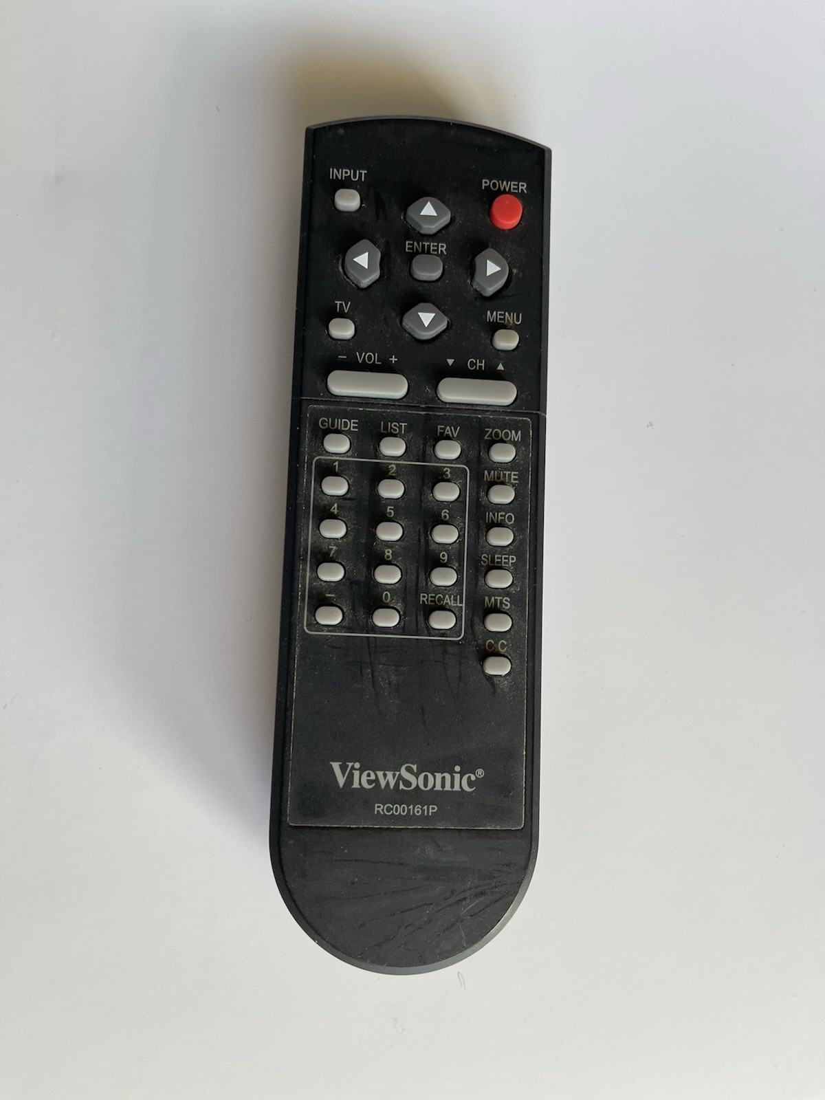VIEWSONIC RC00161P Remote for N1630W N1930W N2230W NX1932W NX2232W Monitors