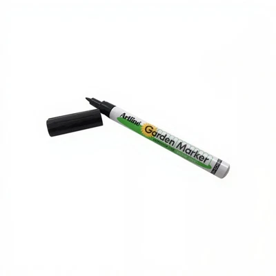 OAKLAND GARDENS 7 x Garden Marker Pens Artline Professional Black Fine Tip Permanent Waterproof