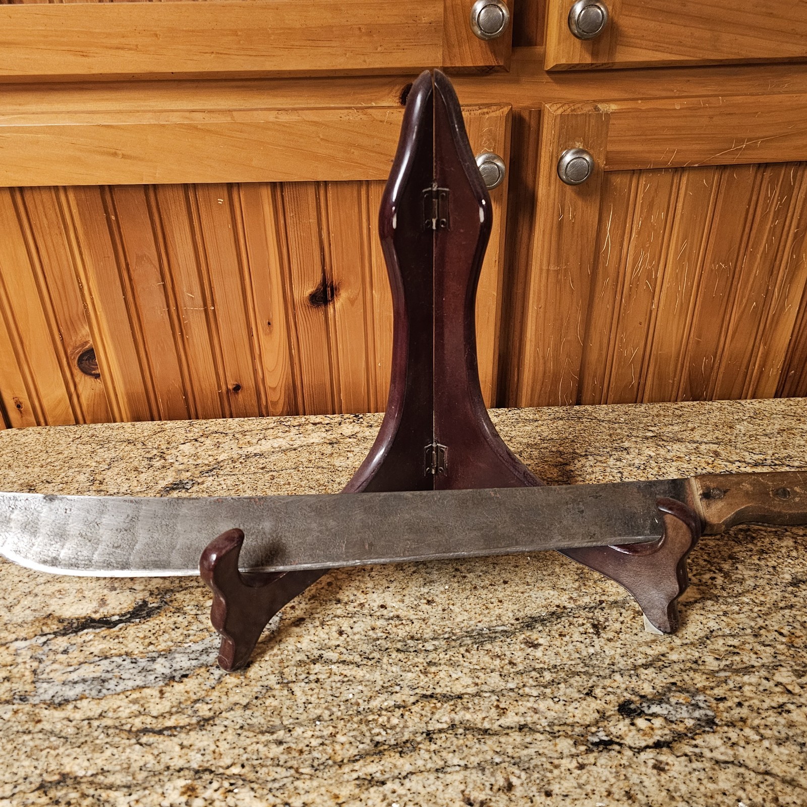 Vintage Collins & Co. Legitimus No 13 Large Knife With Sheath USA