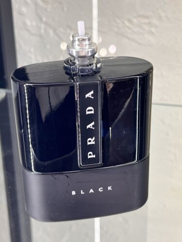 “EMPTY BOTTLE” PRADA Luna Rossa Black Prada Black 3.3 Fl Oz NO NOZZLE