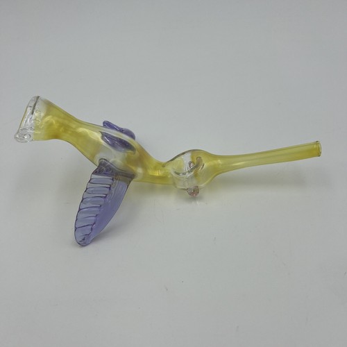 Glass Hummingbird Tabacco Pipe Decorative Piece Art Work - Picture 6 of 7