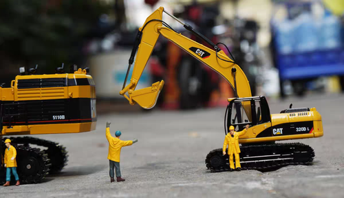 Norscot Caterpillar Cat 320D L Muddy Edition Hydraulic Excavator 1/50 Die-Cast - Picture 10 of 15