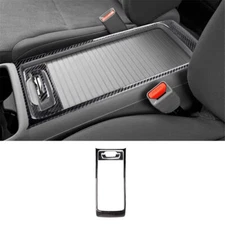 Carbon Fiber Center Console Cup Holder Cover Trim For Honda CRV CR-V 2012-2014