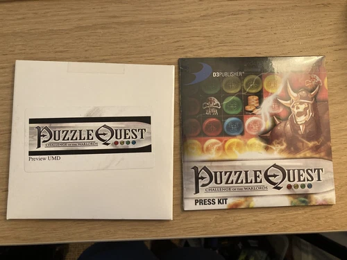 Preview Copy (Beta?) Sony PSP: Puzzle Quest Challenge of the Warlords (Sealed)