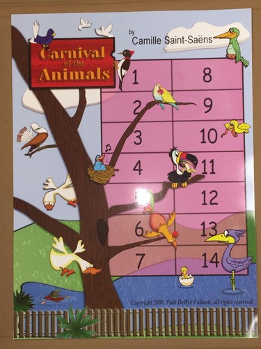 Patti DeWitt Carnival of the Animals Camille Saint-Saenz Music Appreciation game - Picture 2 of 7
