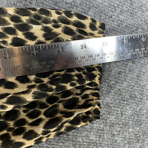 J. Crew Leopard Print Women’s Size L Blouse Top Ruffle Neck Chiffon Fully Lined - Picture 11 of 12