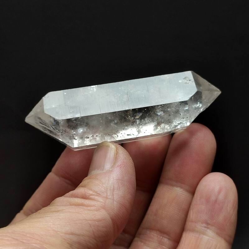 52g Natural Skeletal Crystal Quartz Double Terminating Mobile
