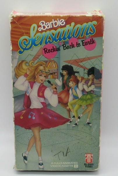 Barbie The Sensations Rockin Back To Earth Animated Vhs Video Hi Tops Video 12901008931 Primebrothers Ca