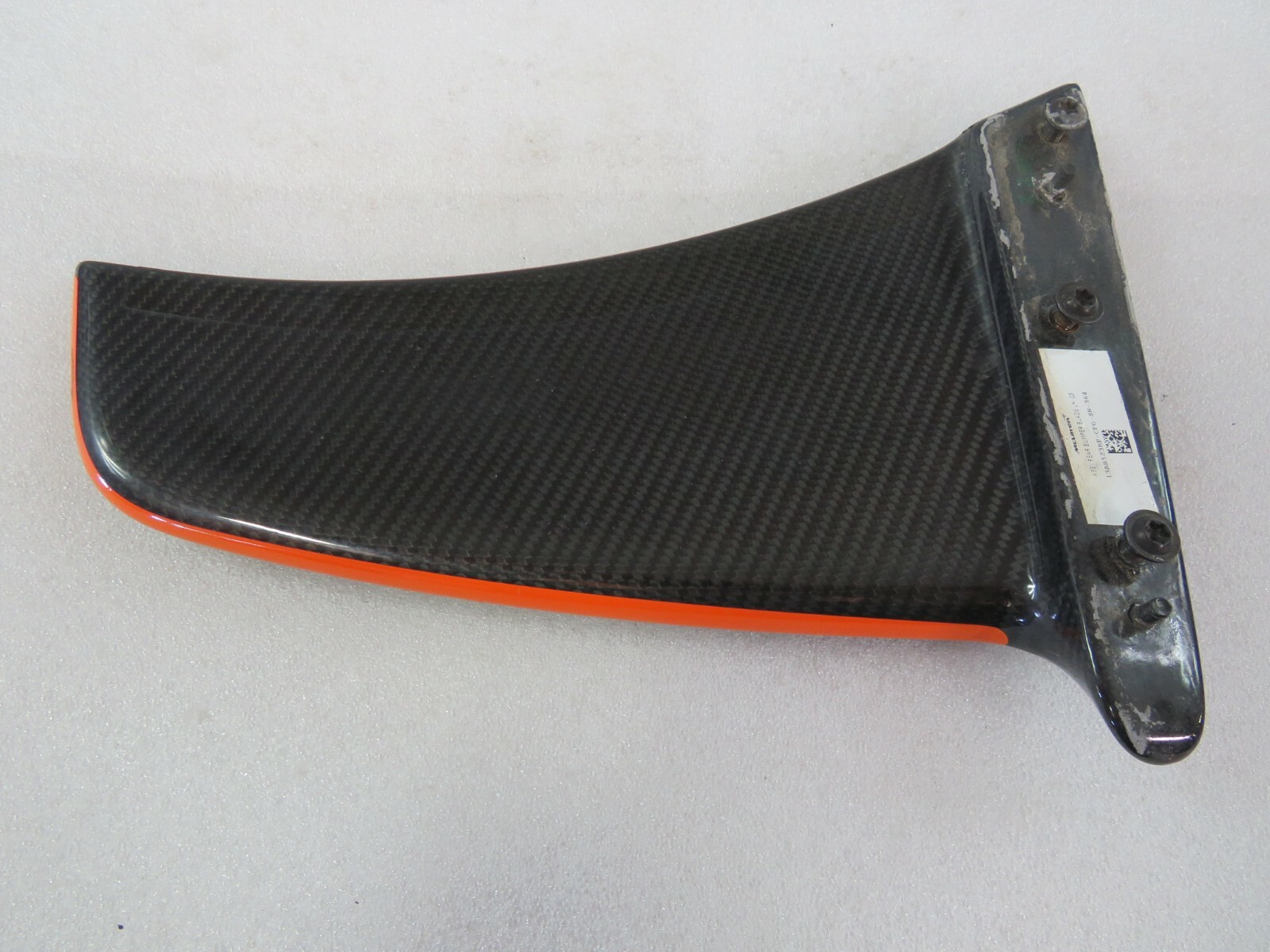 Mclaren 600LT, LH, Rear Bumper Wing, Carbon Fiber, Used, Damaged, P/N 13AB523RP