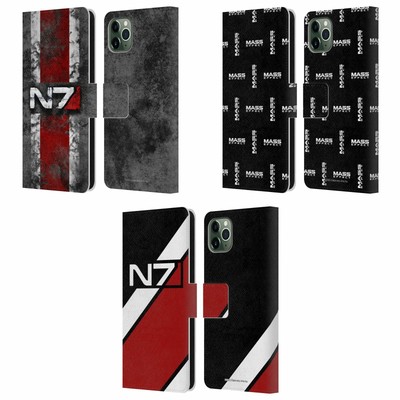 EA BIOWARE MASS EFFECT 1 GRAPHICS LEATHER BOOK CASE FOR APPLE iPHONE PHONES