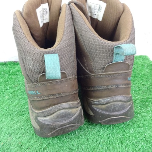 Merrell Walking Shoes Size 7 Womens Vego Mid Hiking Trainers Waterproof Boots - Picture 7 of 12