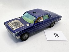 CORGI TOY #497 MAN FROM UNCLE OLDSMOBILE SUPER 88 DIECAST CAR BLUE 1967 PLAYWORN