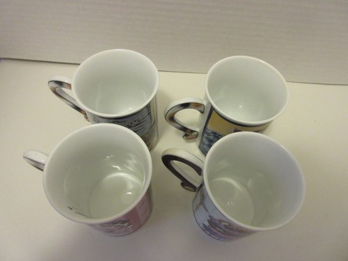 Danbury Mint Comical Cats Porcelain Collector Mugs by Gary Patterson - Picture 12 of 12