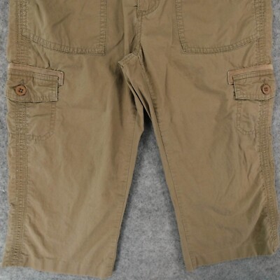 Pantalon Cargo Cabela's Femme Taille 8 - Coupe Classique Beige Kaki/gris