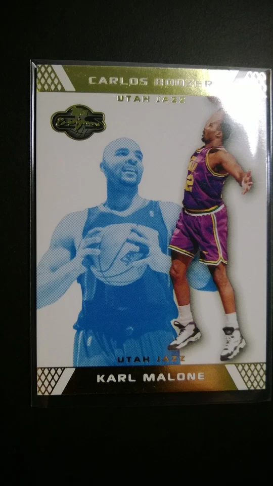 2007 Topps Co-Signers CARLOS BOOZER / KARL MALONE Parallel 12/89 Utah Jazz - Image 3 of 3