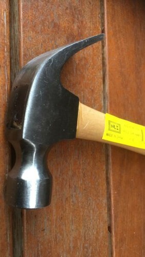Image 2 -  450 G (160 z) Wooden Handle Claw Hammer-Brand New