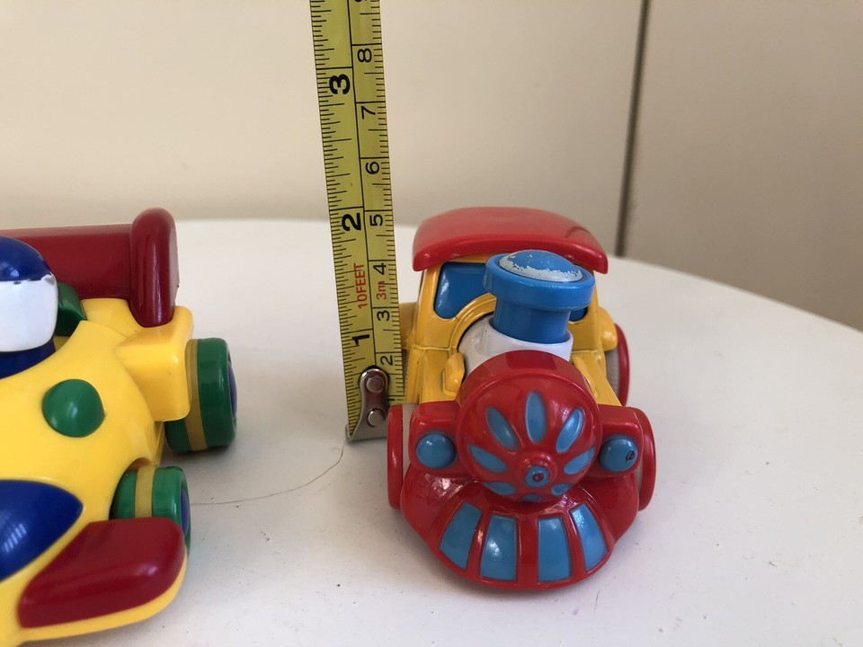 3 X Baby Plastic Car Train Race Car Toy Moving Lights Moving Driver