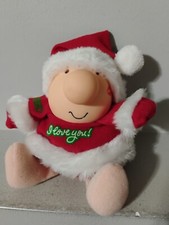Vintage 1980's Christmas Ziggy I Love You Santa Suit 6" Plush