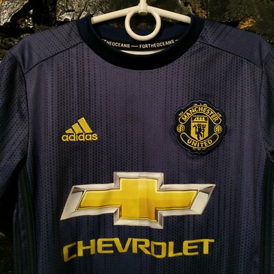 Pogba Manchester United Third football shirt 2018 - 2019 Adidas