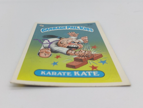 1986 Topps Garbage Pail Kids #94b Karate Kate GPK 1980s 94 B Card Sticker No Cop - Picture 3 of 4