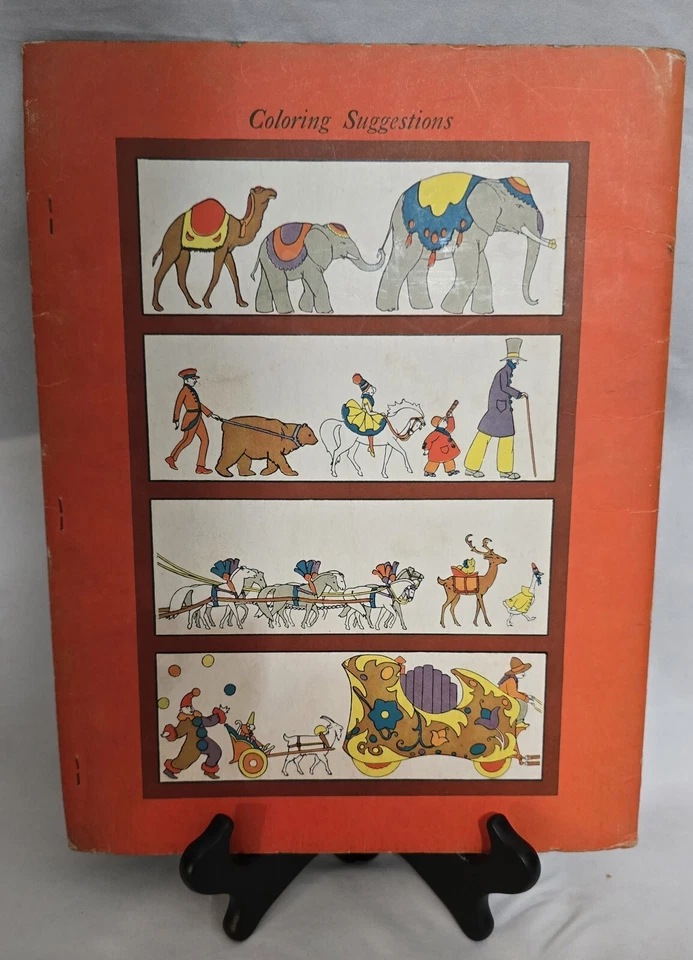 Rare 1931 Circus Parade Posters A Parade 12ft Long Unused Un-Colored Banner Book - Image 4 of 4