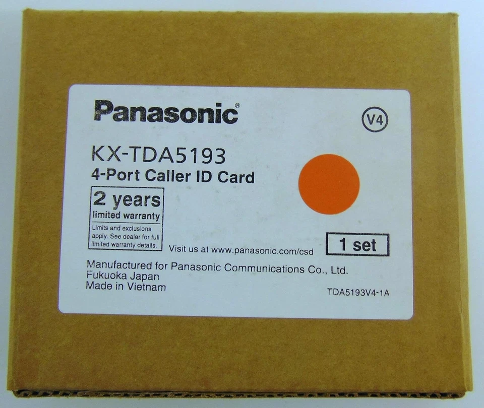 Panasonic KX-TDA5193 CID4 4 puertos identificación de llamadas expansión USO KX-TDA50 PBX híbrida IP PBX Foto 4 de 4