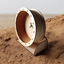 Holzlaufrad für Hamster - leise, stabil und sicher 17cm