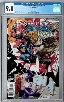 Convergence Nightwing/Oracle #1 CGC 9.8 (Jun 2015, DC) Simone Story Thompson Cvr