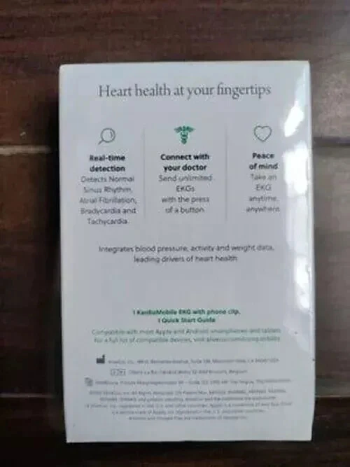 AliveCor AC-009-UA-DI KardiaMobile Wireless Personal EKG Monitor - Image 2 of 2