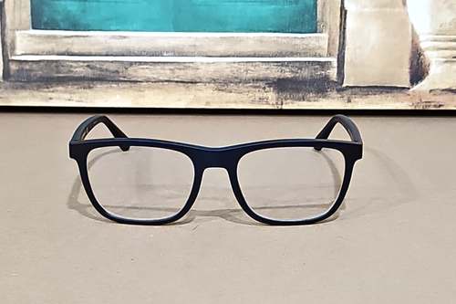 Emporio Armani EA3140 5719 Blue Square Glasses Frames Only 55-19 145
