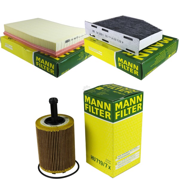MANN-FILTER Paket Audi A3 8P1 3.2 V6 Quattro Sportback 8PA 8J3 FüR Vw Eos 1F7-image
