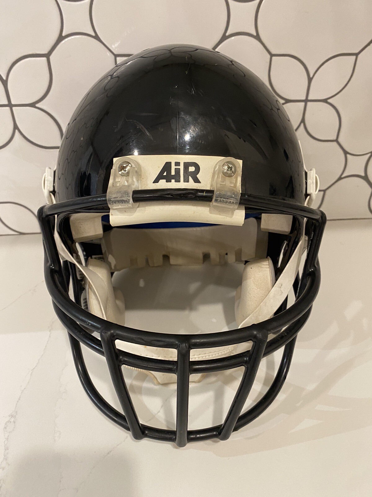 Schutt PRO Air II Football Helmet Large Black w/ Black Face Guard