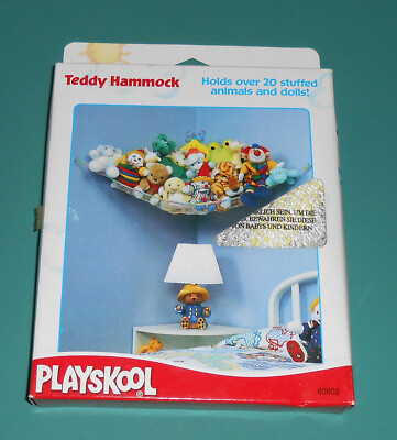 Vintage 2001 Playskool Hasbro Teddy Hammock For Stuffed Animals Kids Room NIB