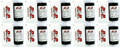 200-240 uF MFD 110-125 VAC 125 V (10x) High Quality Start Capacitors Round 
