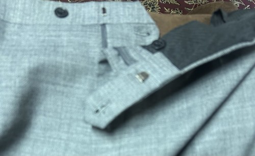 High End Palm Beach 1922 Wool Blend Gray Dress Pants Size 50 Top Quality- Pics! - Picture 6 of 7