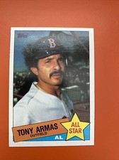 1985 Topps Baseball All Star Tony Armas #707 Boston Red Sox NM