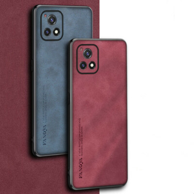 For VIVO X60 X70 X80 Pro iqoo 8 9 Y73 Y52 S10e S12 Nubuck pu Leather Back Case