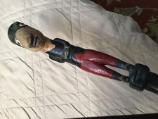 SUPER COOL FOLK ART CANE WALKING STICK 1860 s MUST SEE