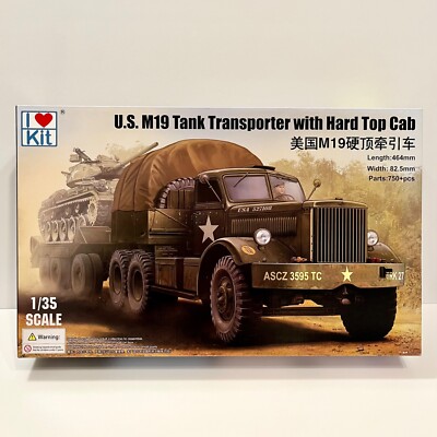 I LOVE KIT (Trumpeter) 1:35 U.S. M19 Tank Transporter w/Hard Top Cab Kit #63501