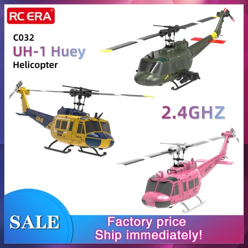 RC ERA RC Hubschrauber C032 1:48 Huey UH-1 6-Achsen Gyro 6CH 3D Brushless Flugzeug - Bild 3 von 27