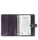 #Filofax Personal Size Malden Organiser Planner Diary Book Purple Leather 025850