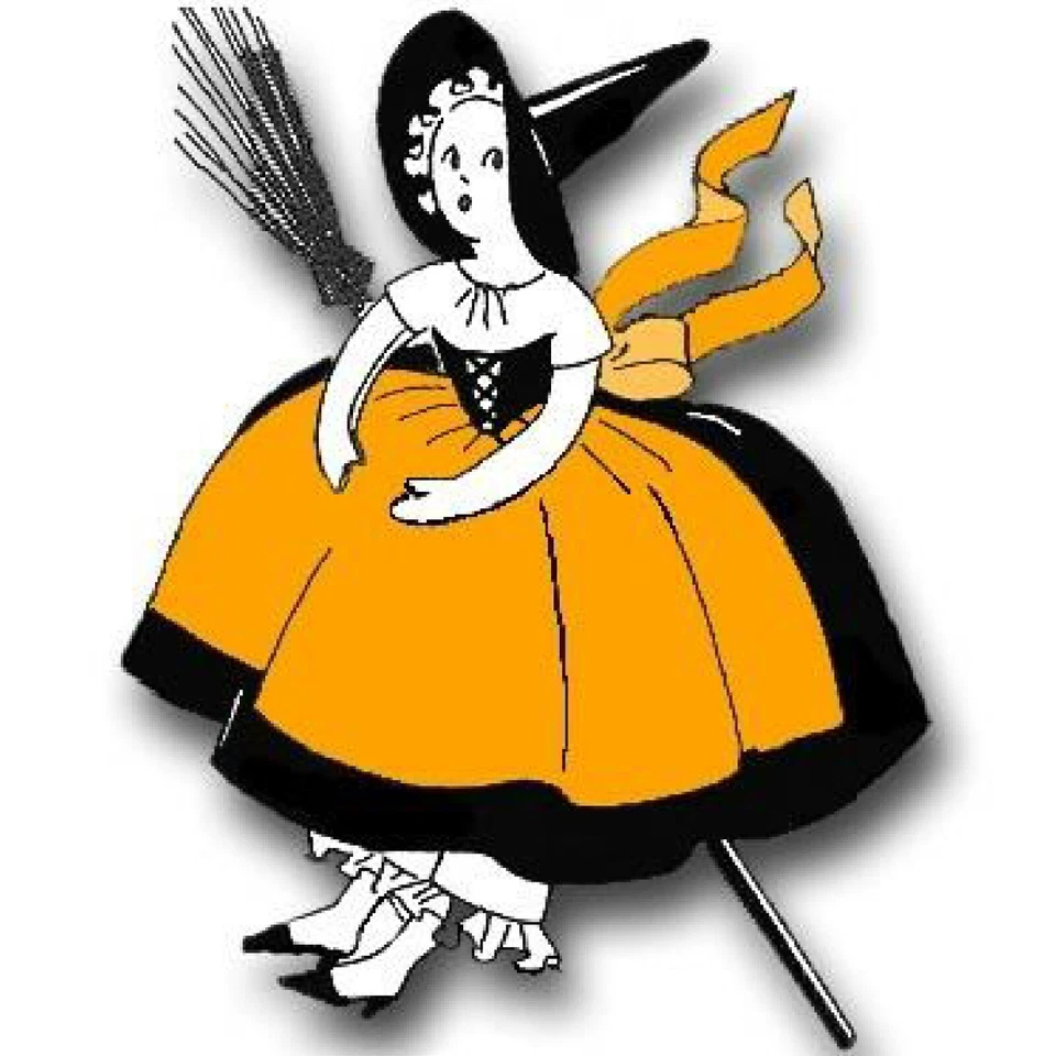 15" Witch Doll Pattern & Doll Clothes Pattern Halloween Friendly Witch - Image 2 of 4