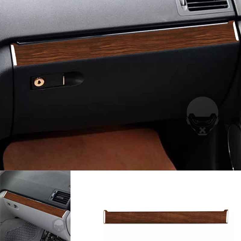 Car Dashboard Trim 07-10 Co-Pilot Strip Panel For Benz C-Class Brown Wood Grain