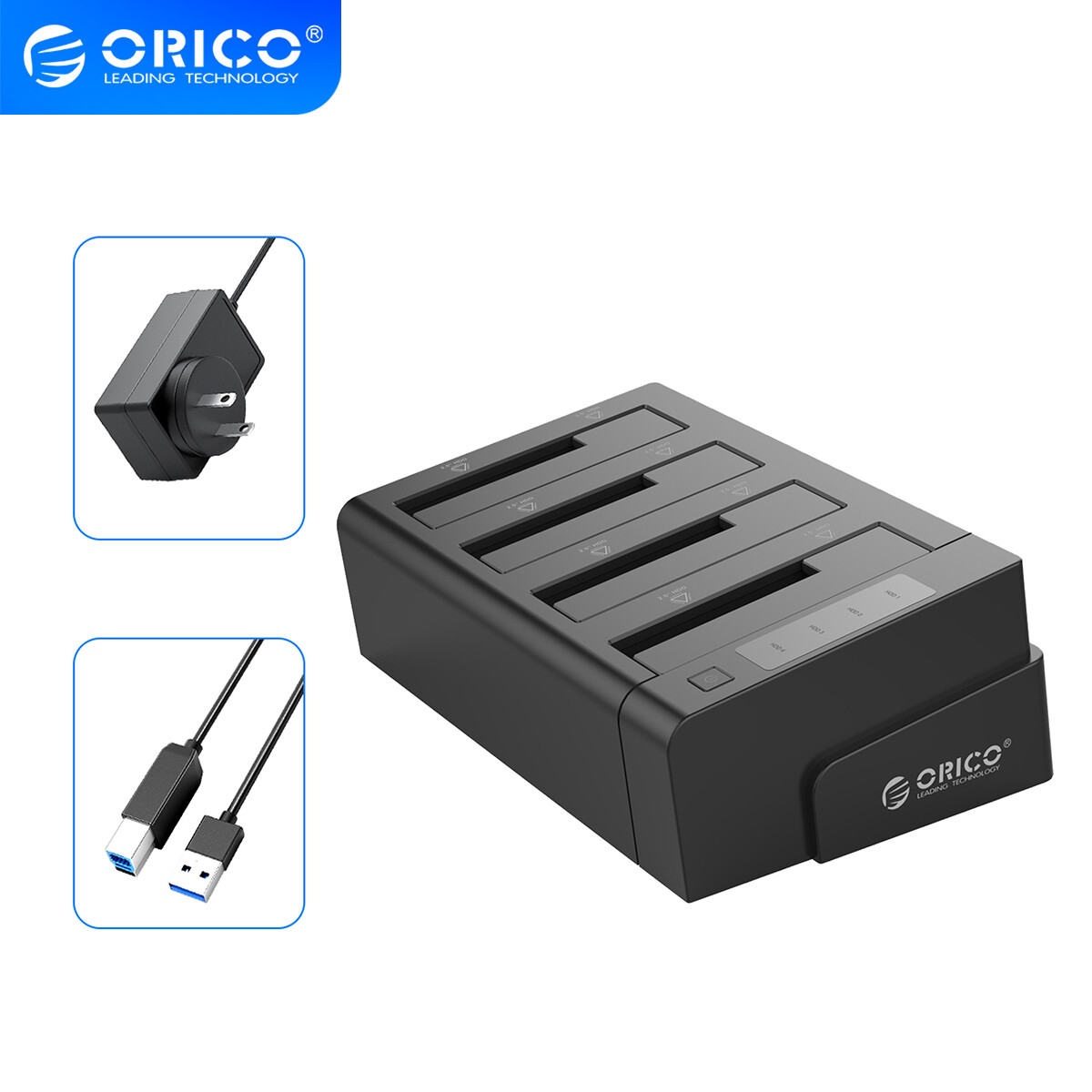 ORICO 4Bay with Clone Hard Drive Docking Station for inch  HDD SSD