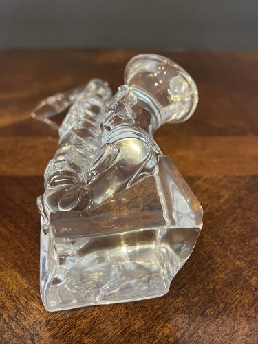 Waterford Style Lead Crystal Saxophone Sculpture 7.25” Made in France - Picture 8 of 9